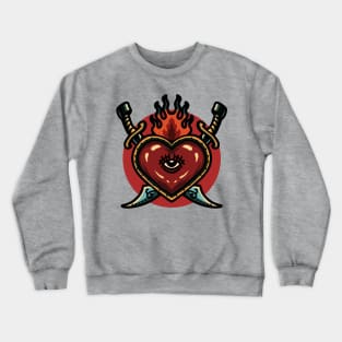 heart and swords Crewneck Sweatshirt